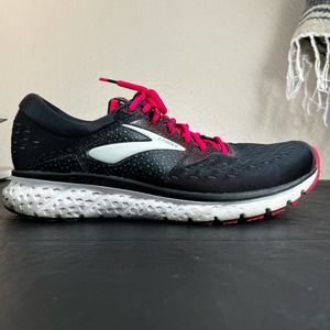 Brooks Glycerin 16 Women's Sz 12 Wide Black Pink Running Gym *No Insoles*